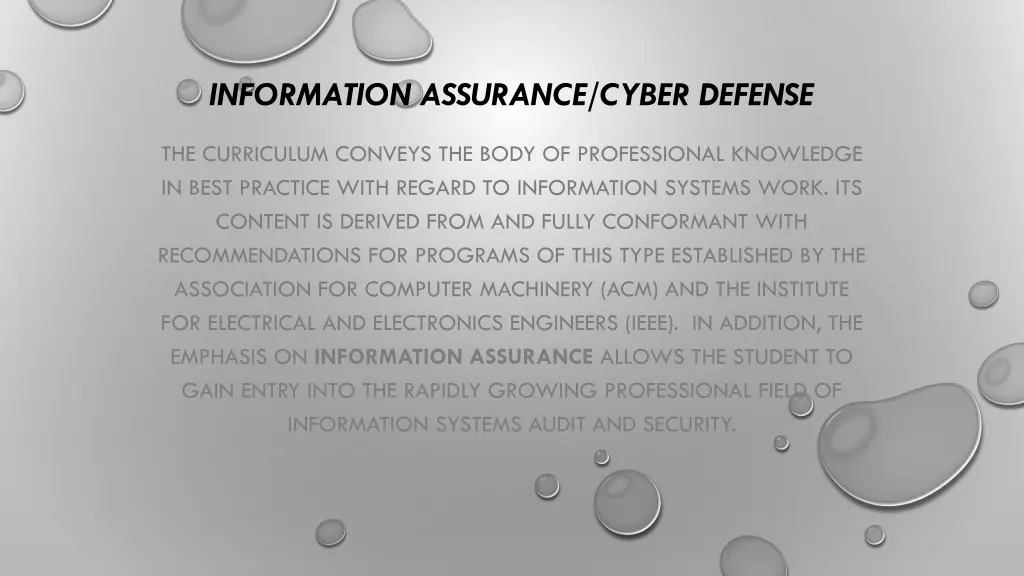 information assurance cyber defense 5