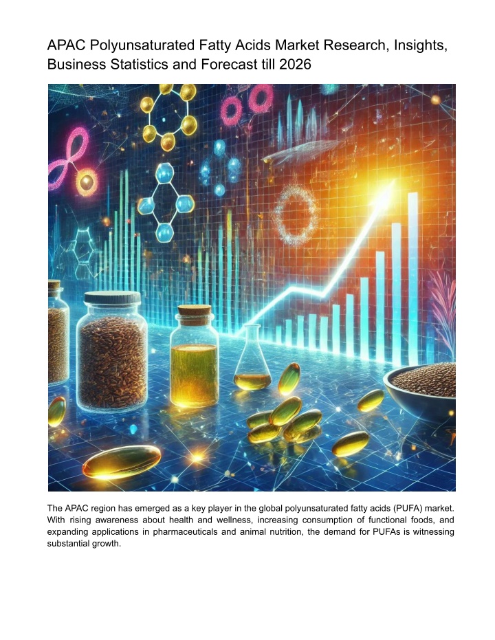 apac polyunsaturated fatty acids market research