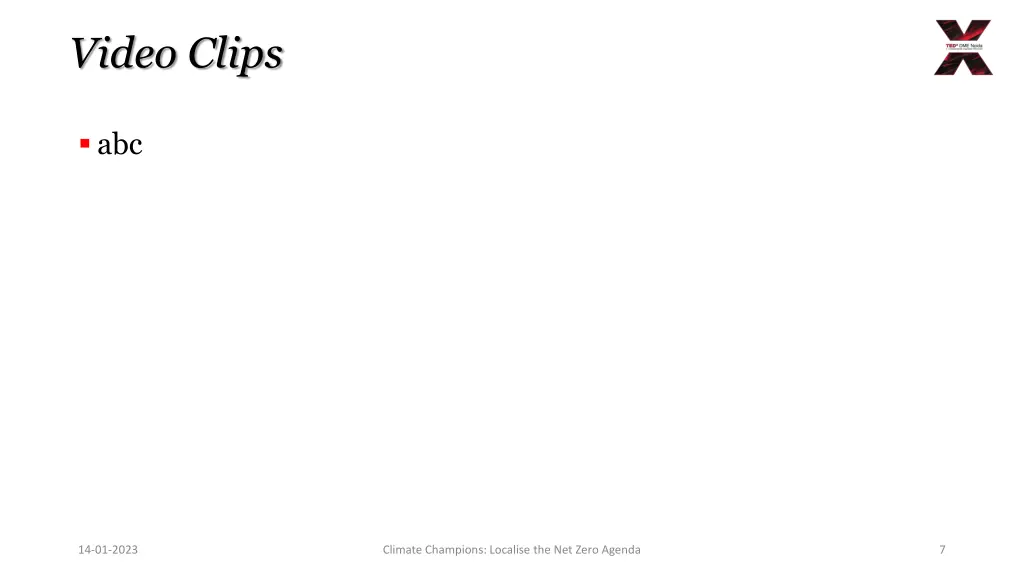 video clips