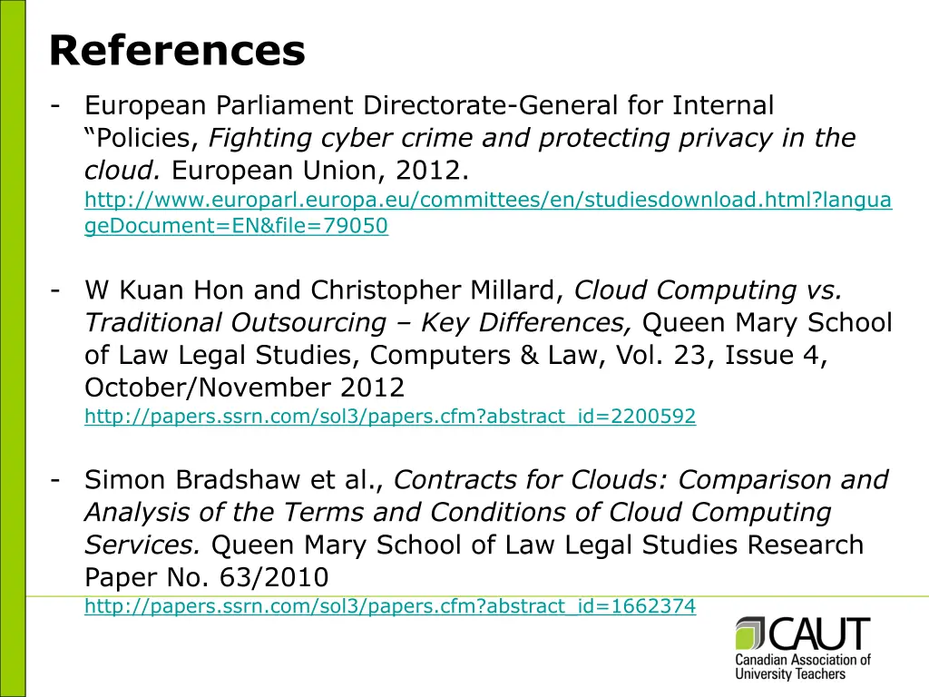 references