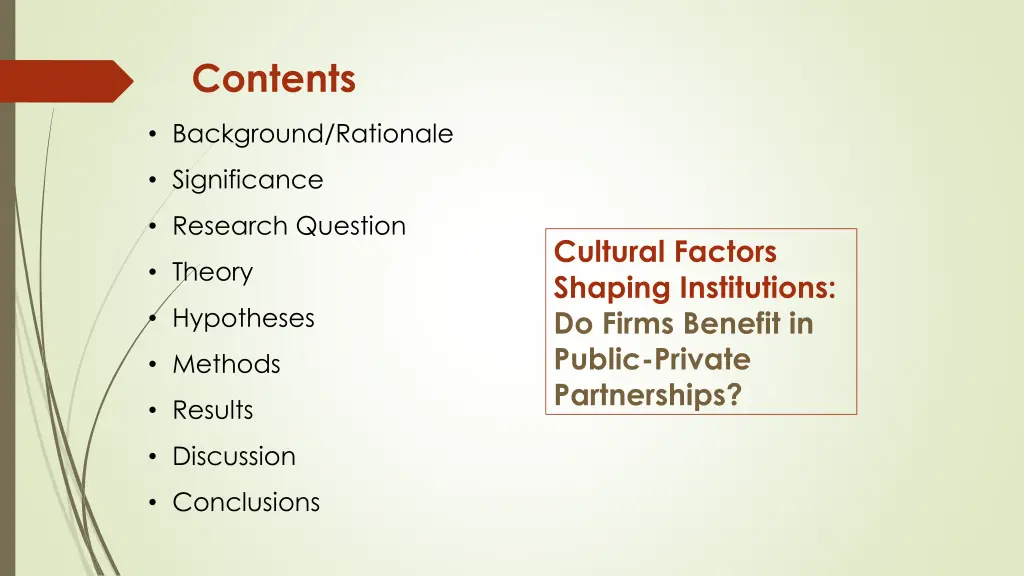 contents