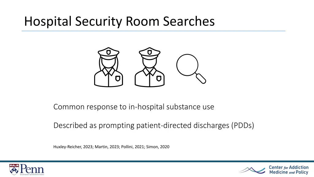 hospital security room searches
