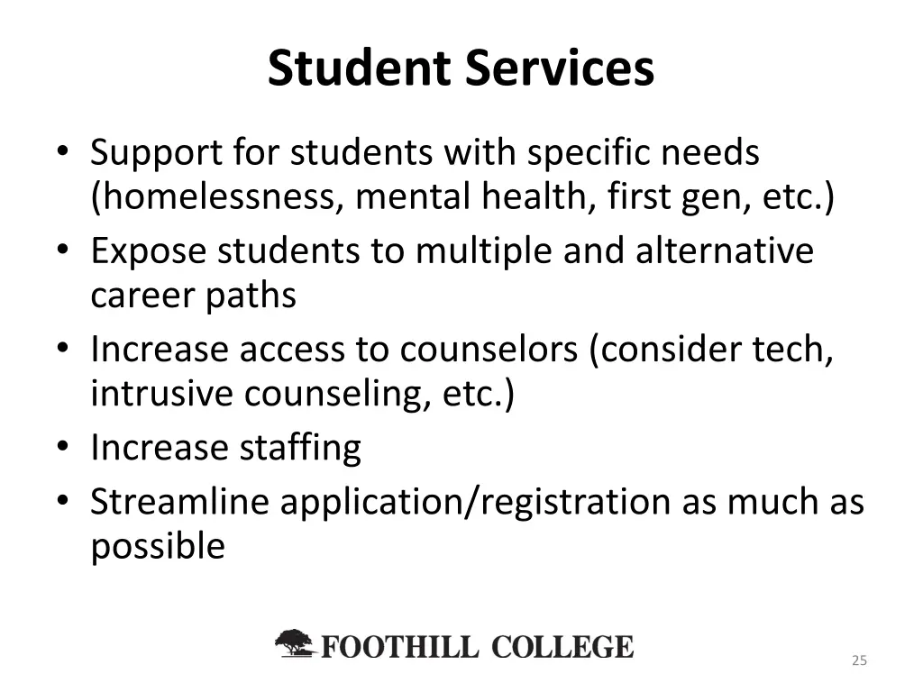 student services