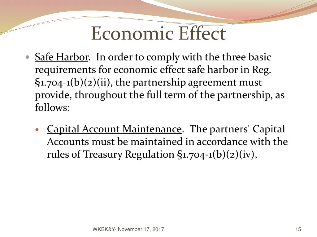 economic effect 1