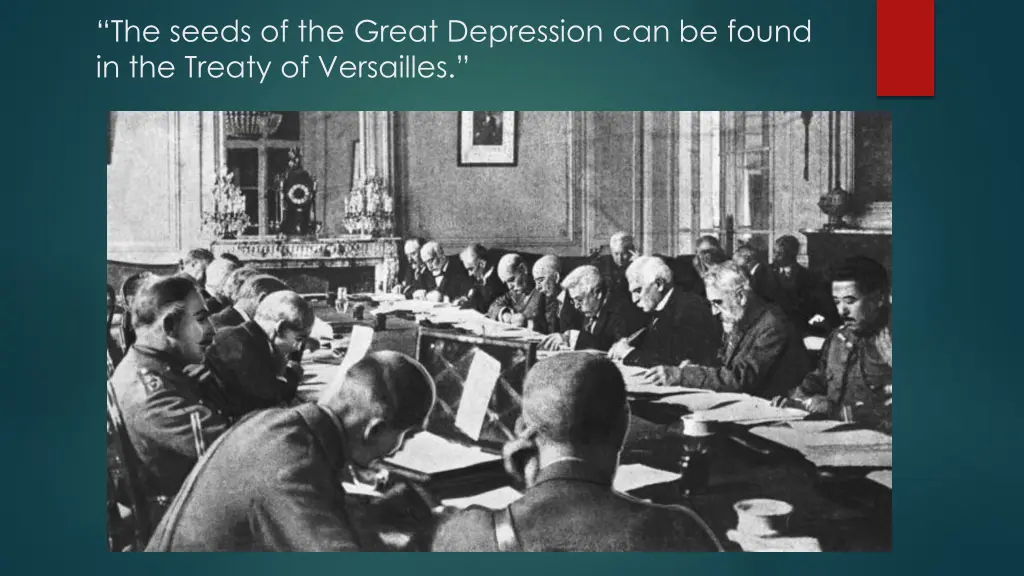 the seeds of the great depression can be found