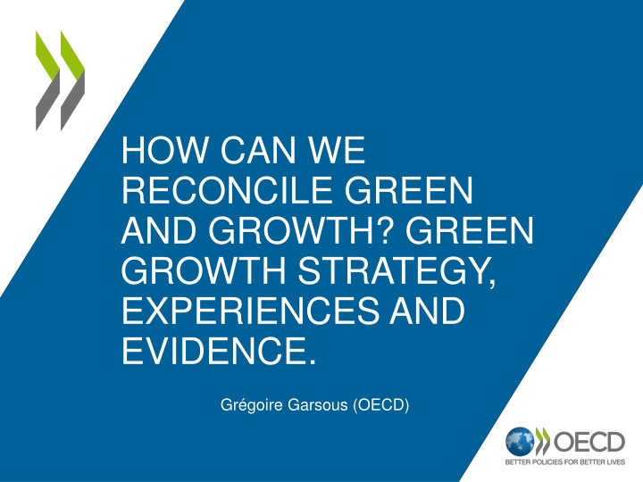 how can we reconcile green and growth green
