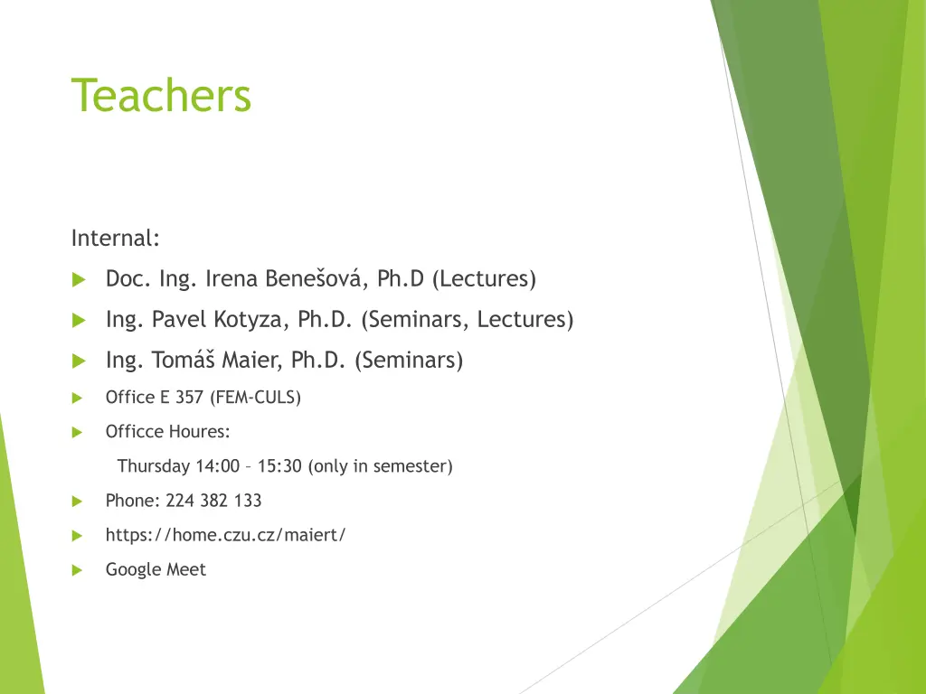 teachers