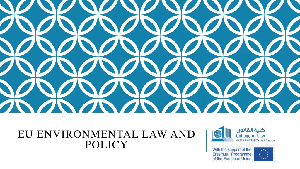 eu environmental law and policy
