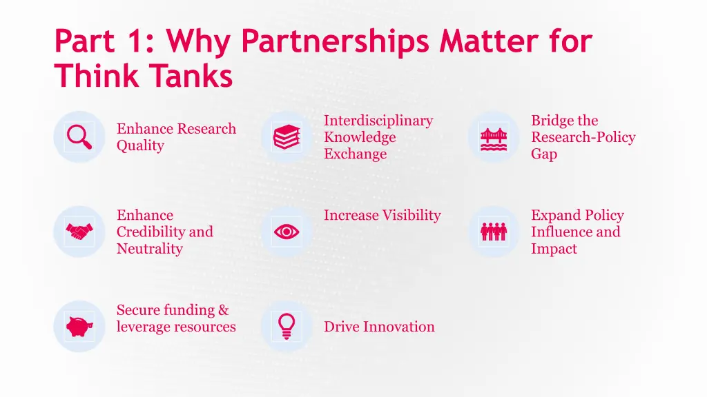 part 1 why partnerships matter for think tanks 2