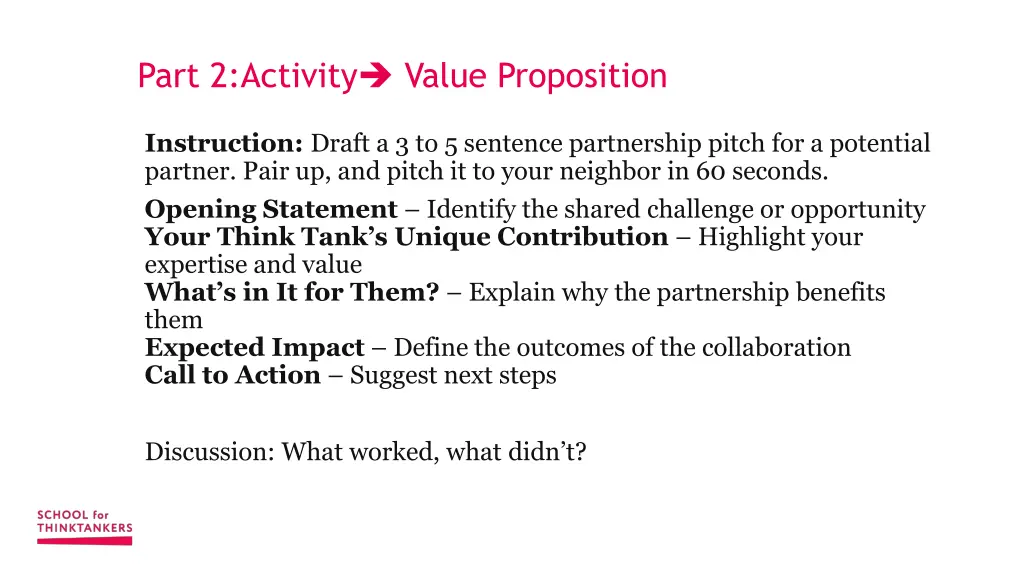 part 2 activity value proposition