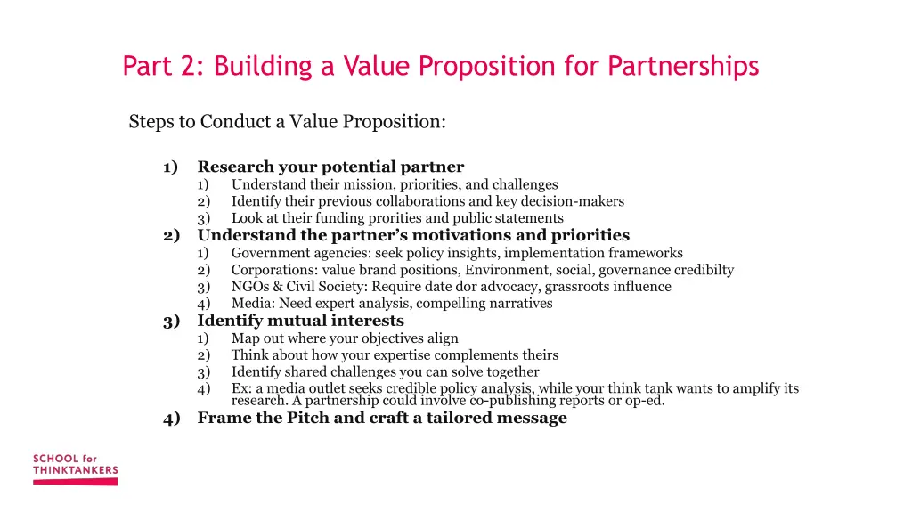 part 2 building a value proposition 2