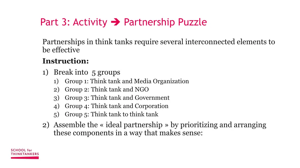 part 3 activity partnership puzzle