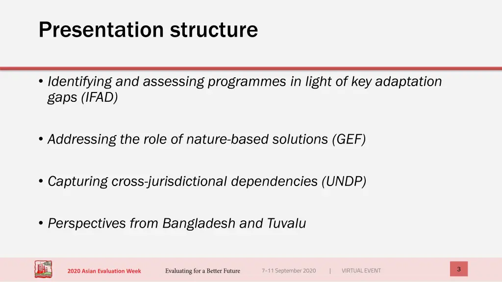 presentation structure