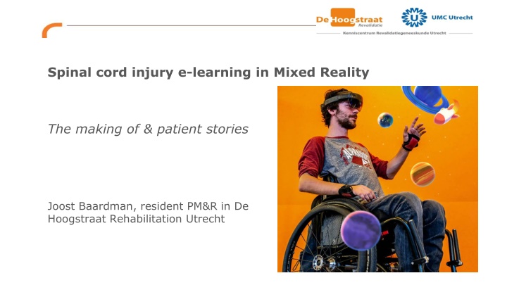 spinal cord injury e learning in mixed reality
