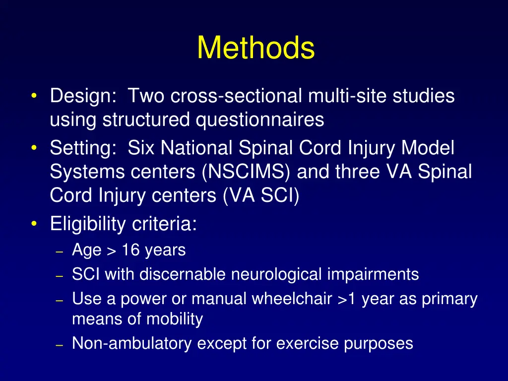 methods