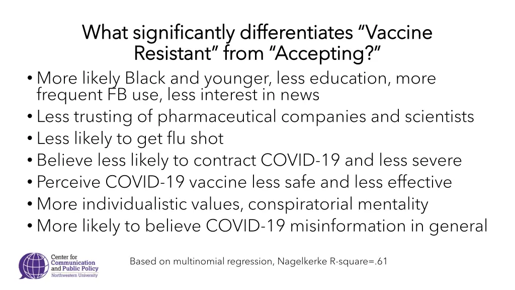 what significantly differentiates vaccine what