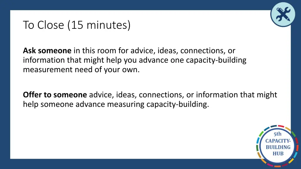 to close 15 minutes