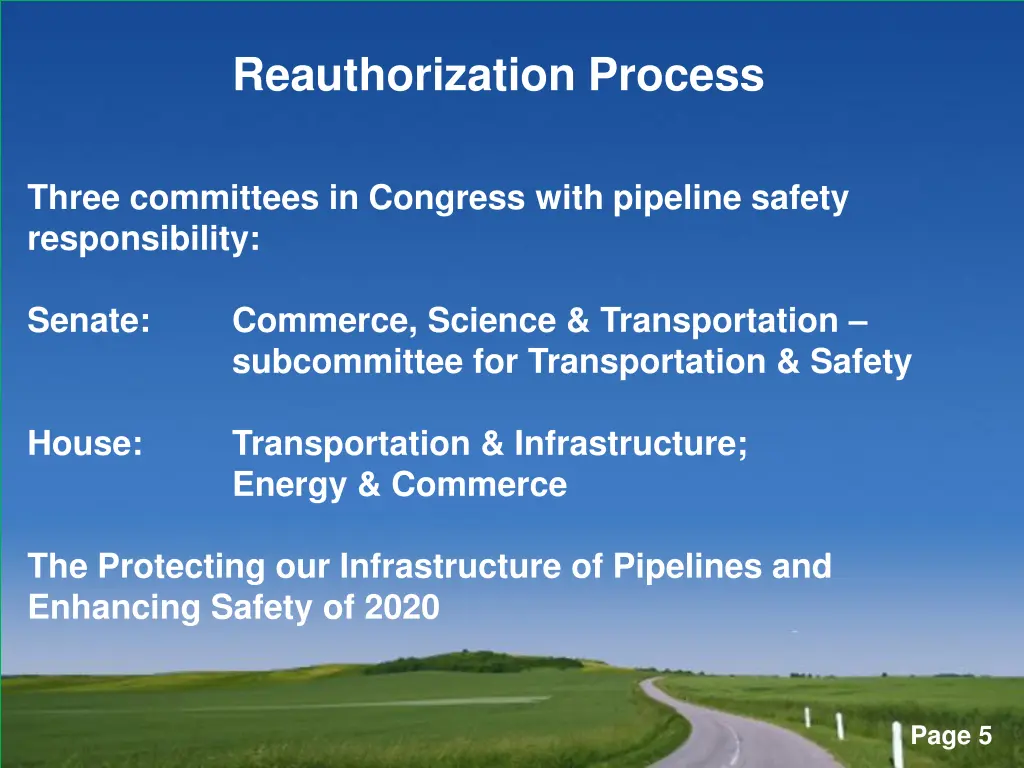 reauthorization process