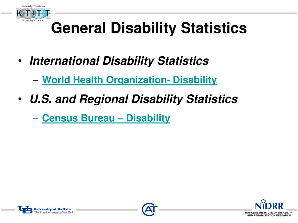 general disability statistics