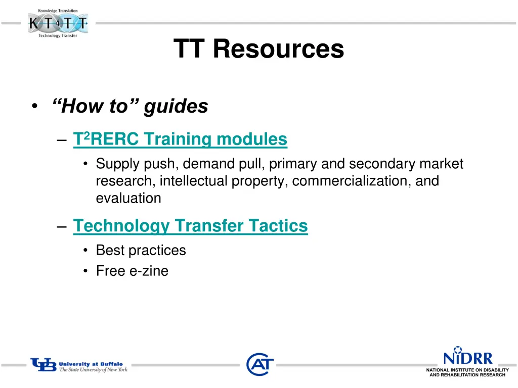 tt resources