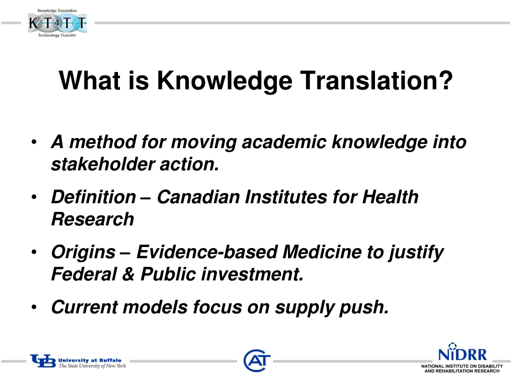 what is knowledge translation