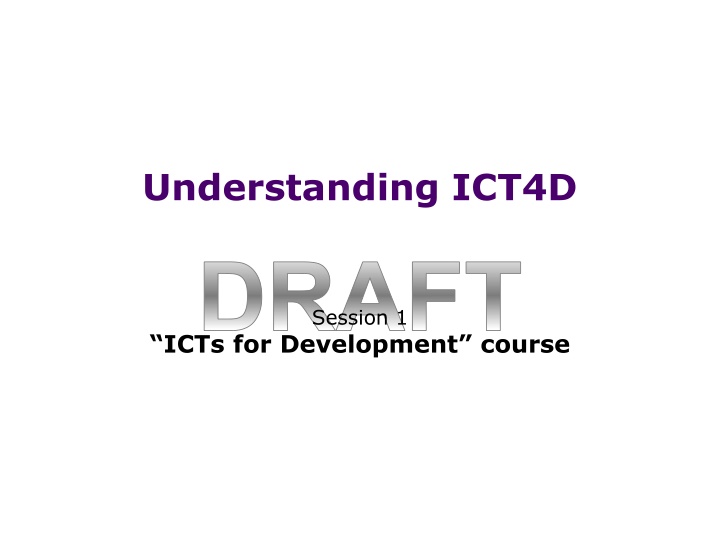 understanding ict4d