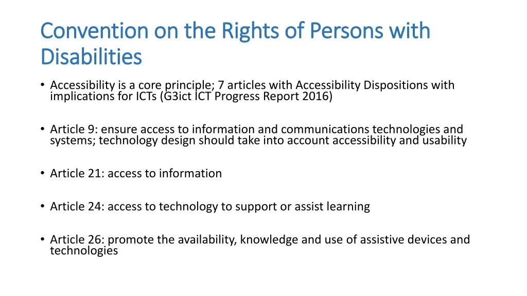 convention on the rights of persons with