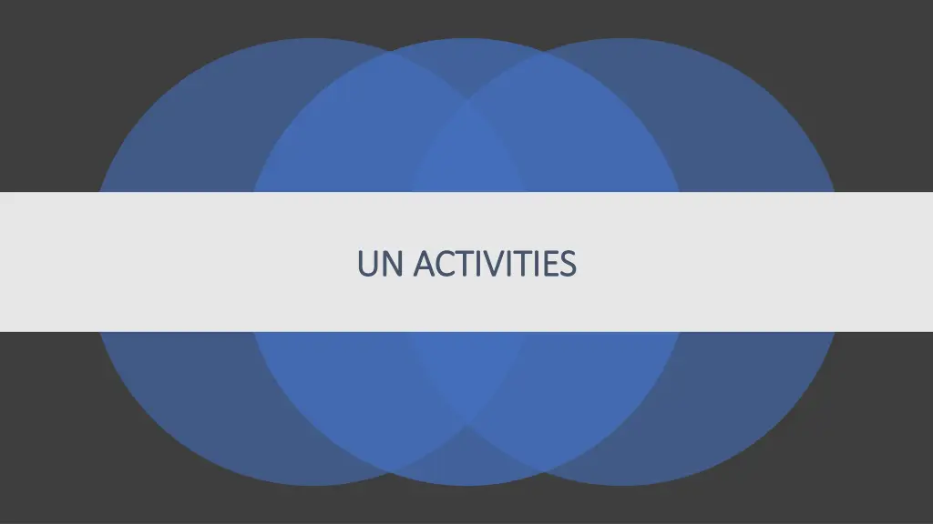 un activities un activities