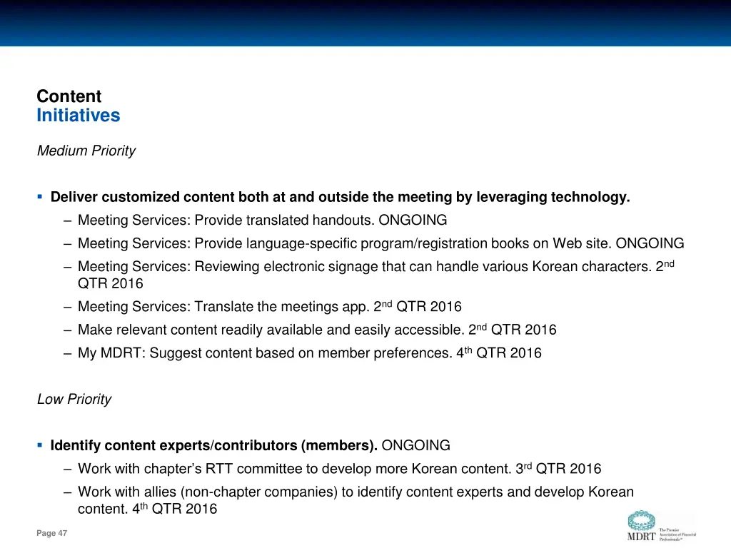 content initiatives 4