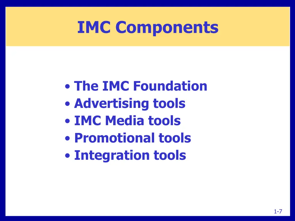 imc components