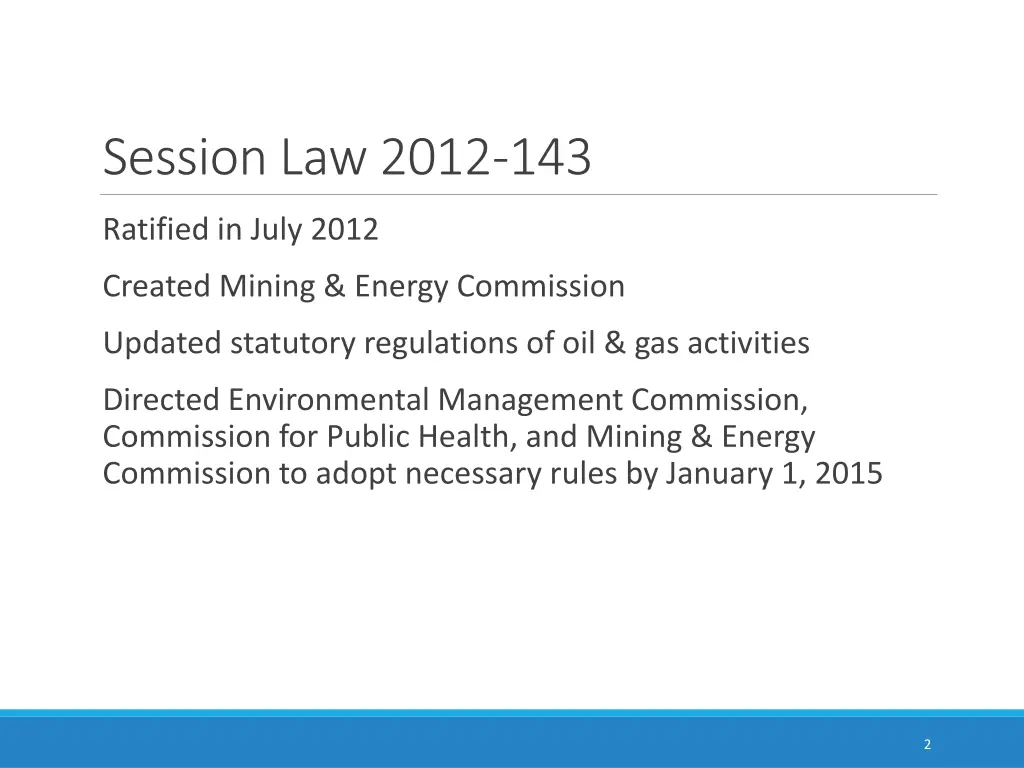 session law 2012 143