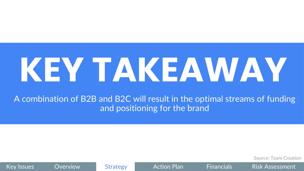 key takeaway a combination of b2b and b2c will