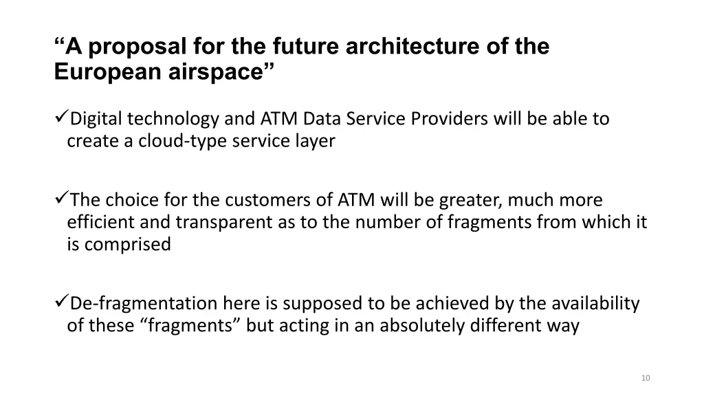 a proposal for the future architecture 1