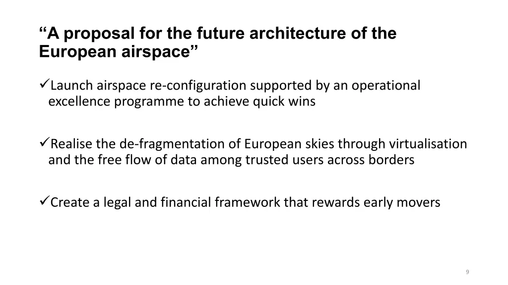 a proposal for the future architecture