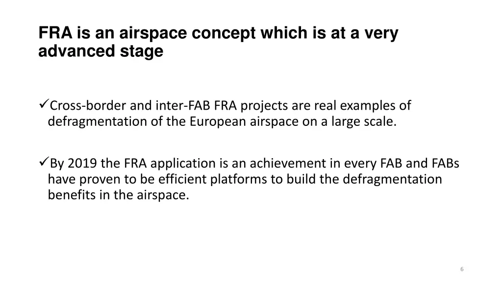 fra is an airspace concept which is at a very