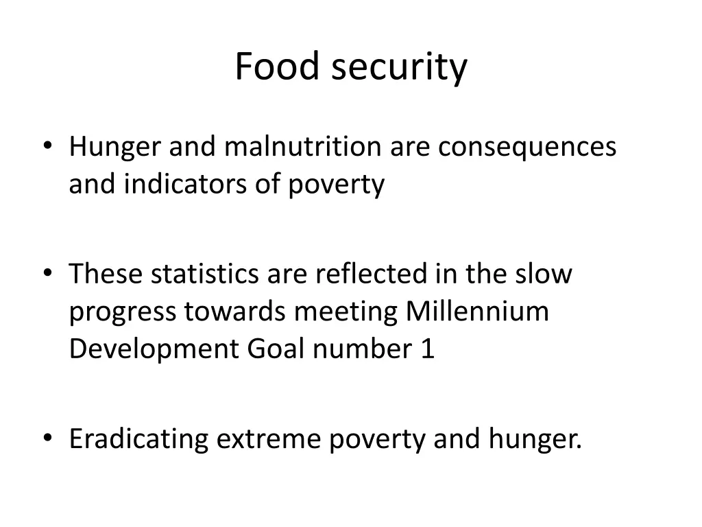 food security 2