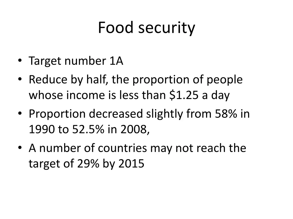 food security 3