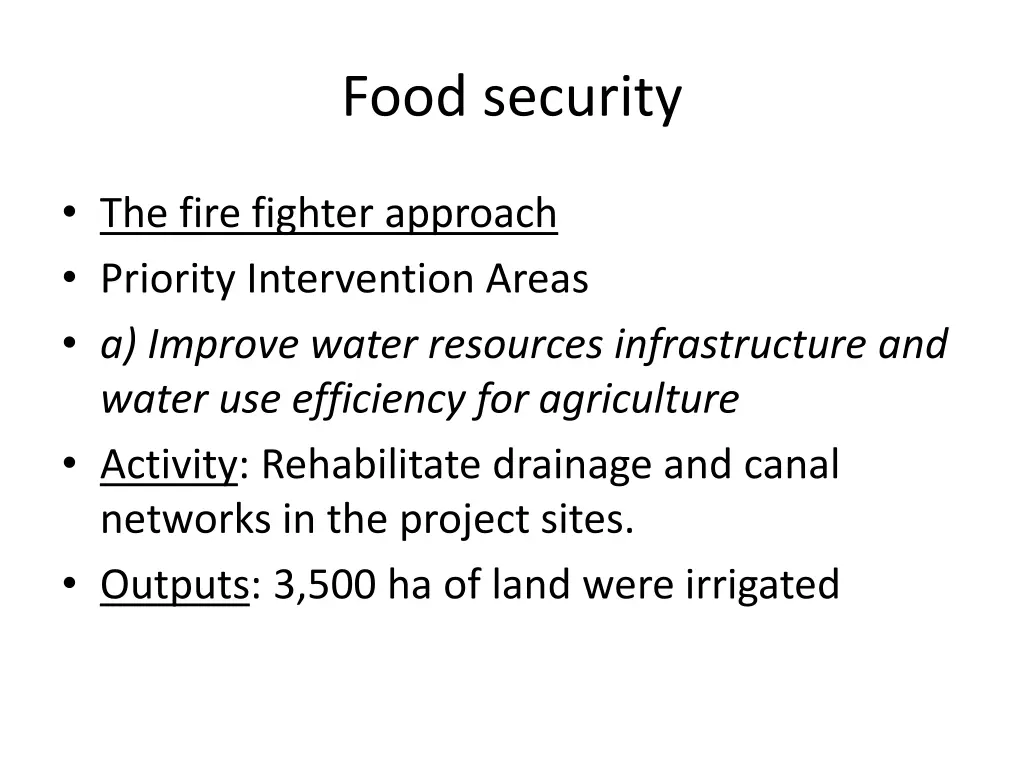 food security 7