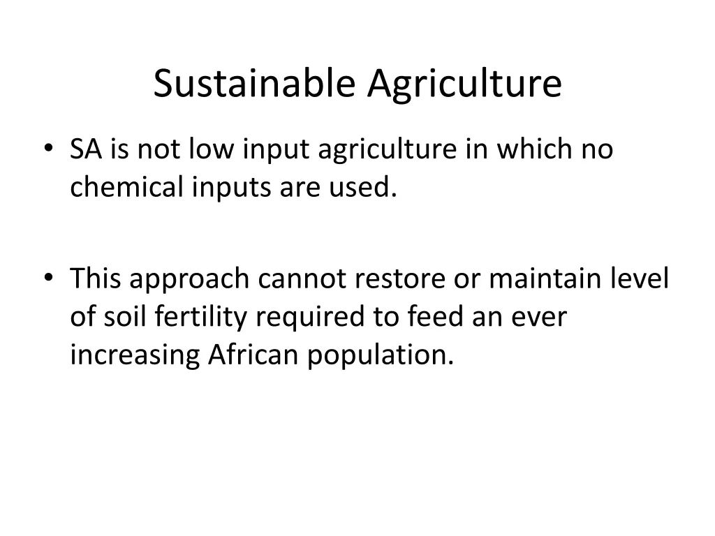 sustainable agriculture 2