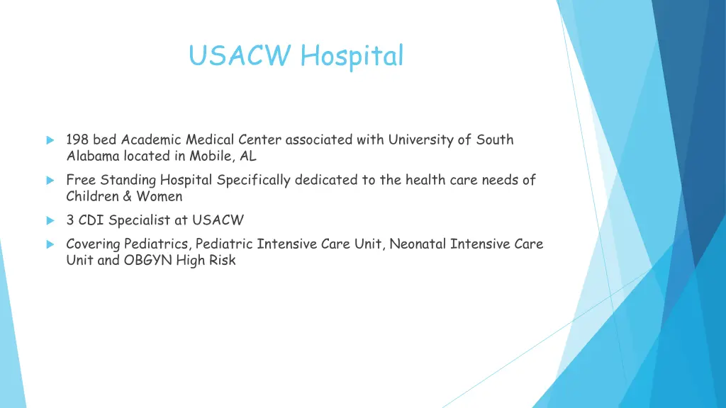 usacw hospital