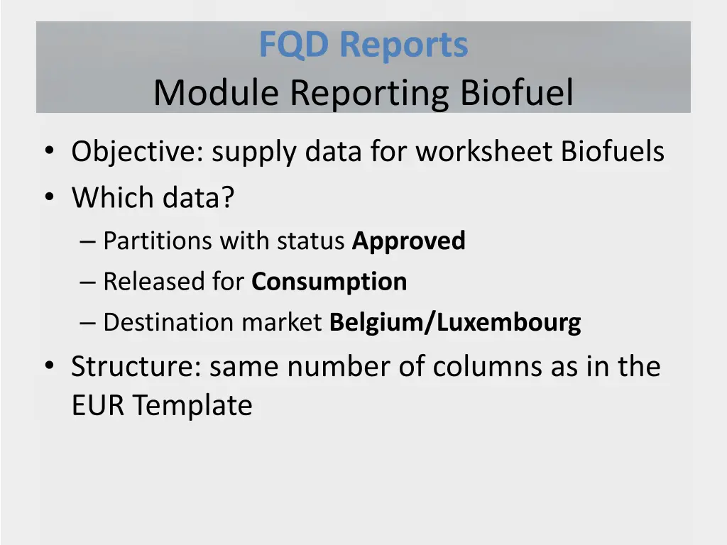 fqd reports