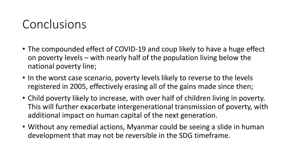 conclusions