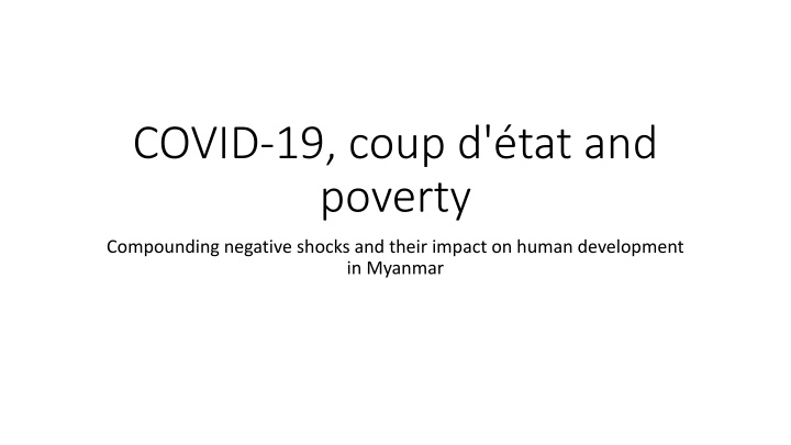 covid 19 coup d tat and poverty