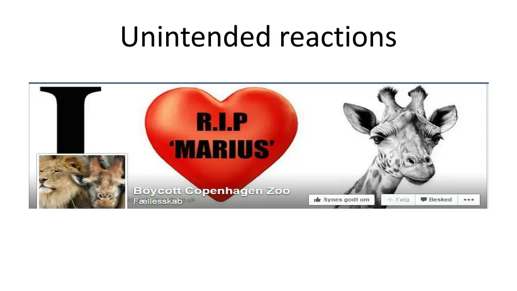unintended reactions