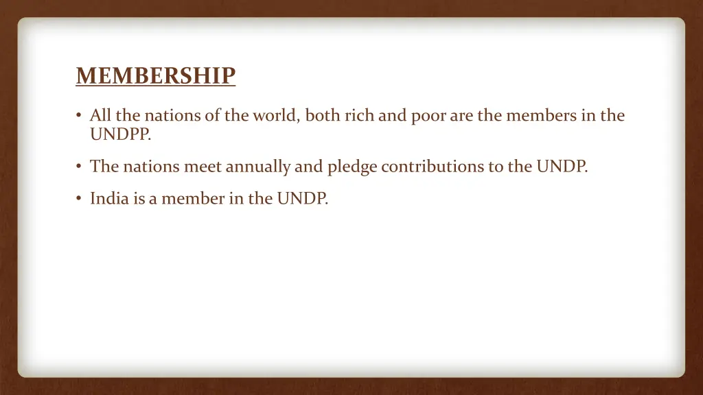 membership