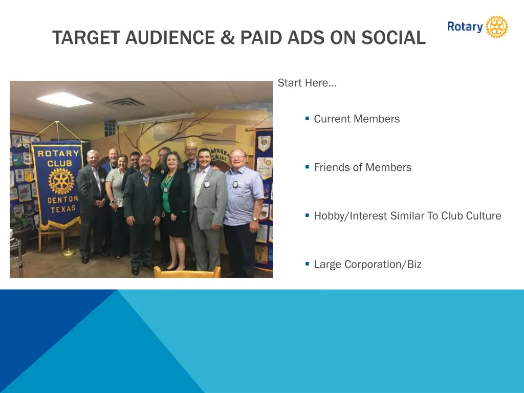 target audience paid ads on social
