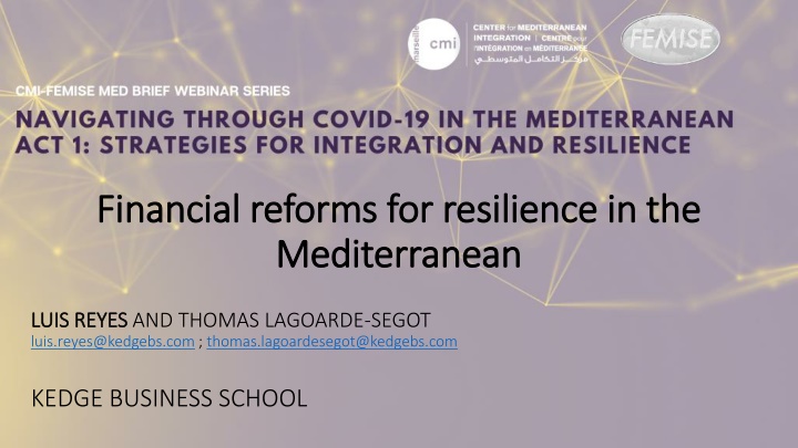 financial reforms for financial reforms