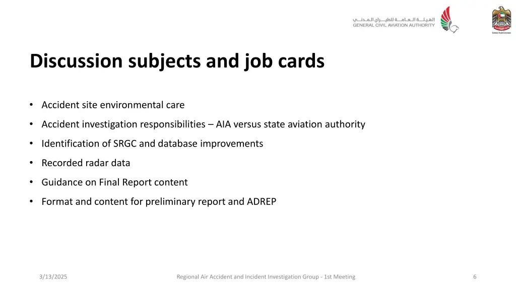discussion subjects and job cards 3