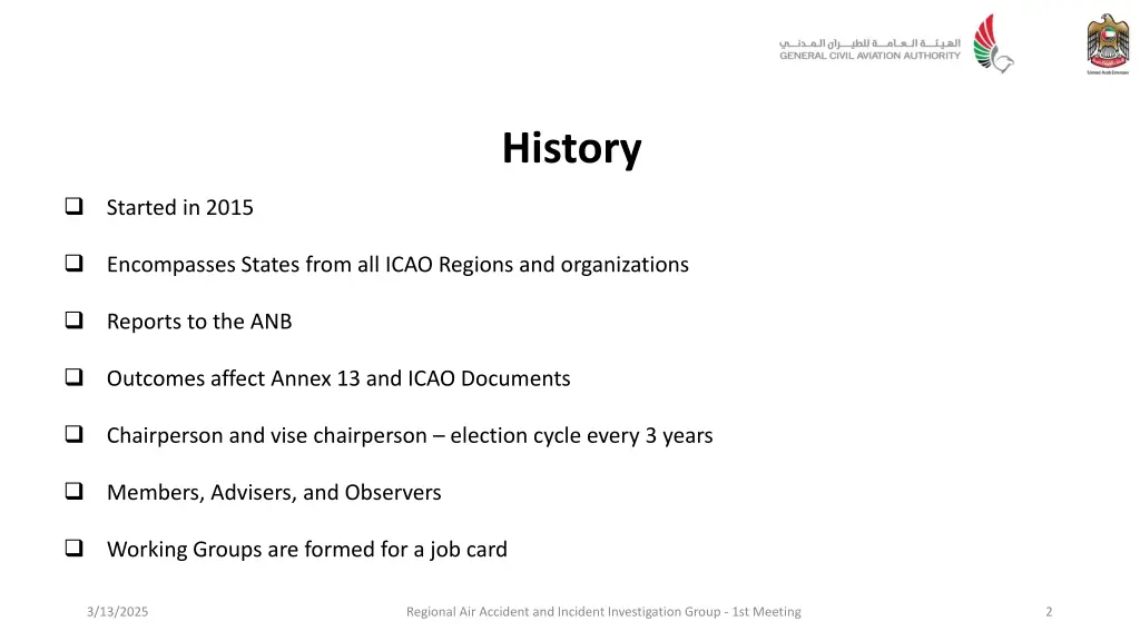history