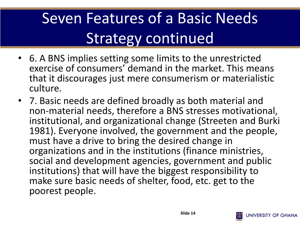seven features of a basic needs strategy 2